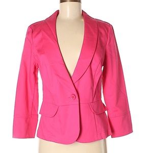 EUC CAbi Power Pink Blazer Style 310 Size 8